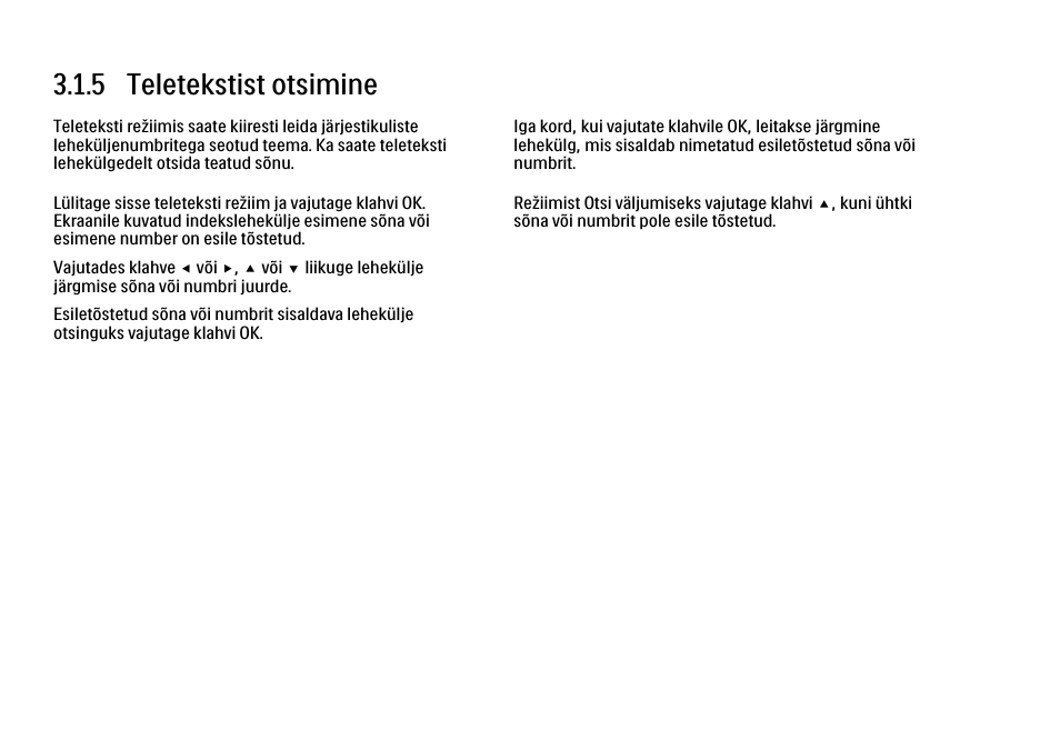 5 otsing, 5 teletekstist otsimine | Philips 40PFL9704H User Manual | Page 120 / 265