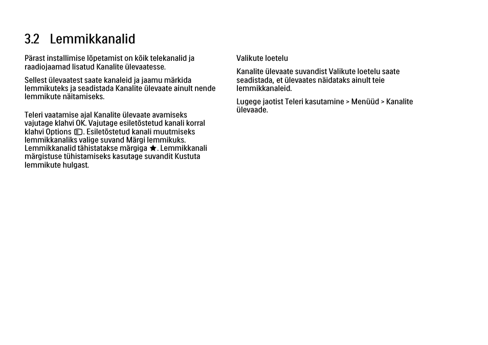 2 lemmikkanalid | Philips 40PFL9704H User Manual | Page 125 / 265