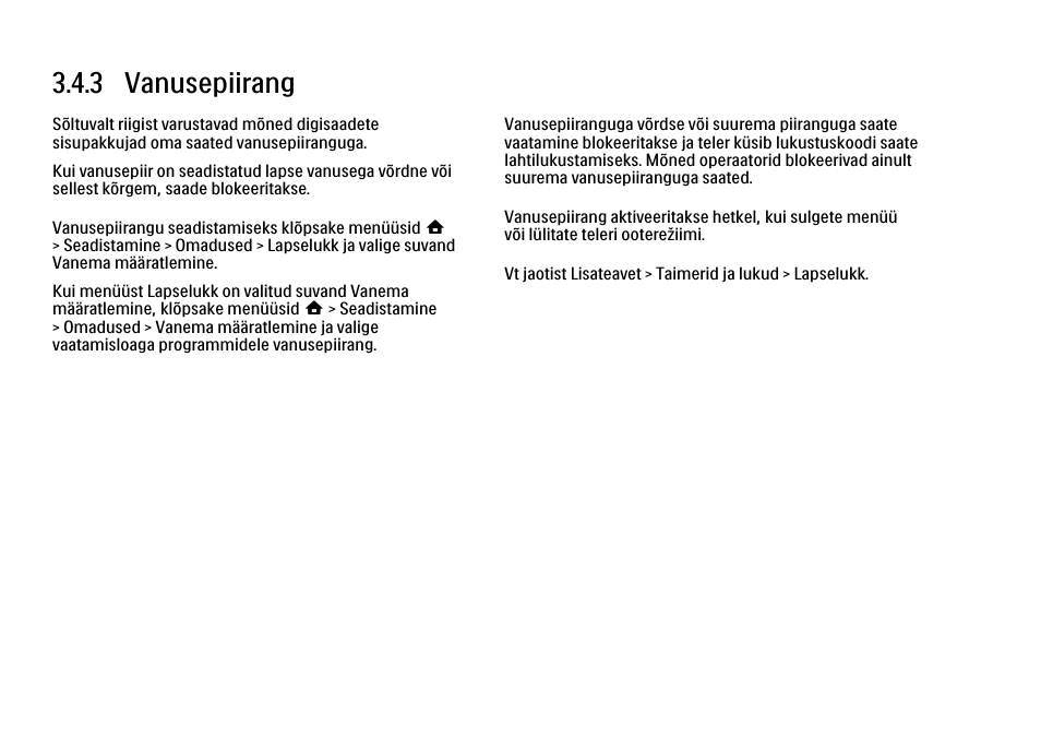 3 vanusepiirang | Philips 40PFL9704H User Manual | Page 133 / 265