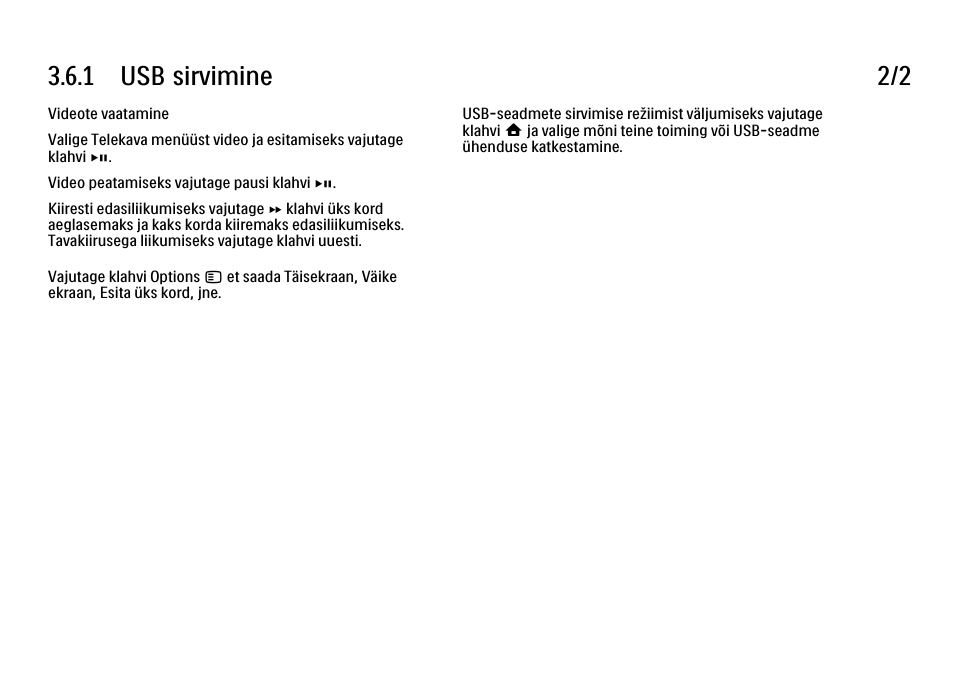 1 usb sirvimine 2/2 | Philips 40PFL9704H User Manual | Page 139 / 265