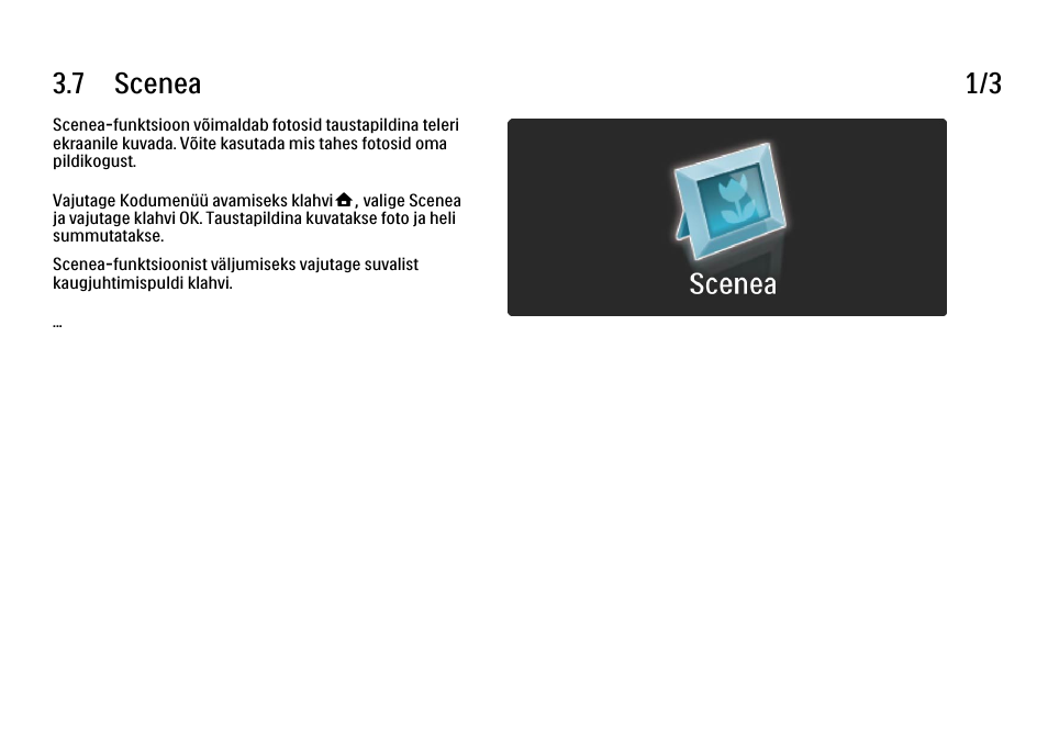 7 scenea, 7 scenea 1/3 | Philips 40PFL9704H User Manual | Page 142 / 265