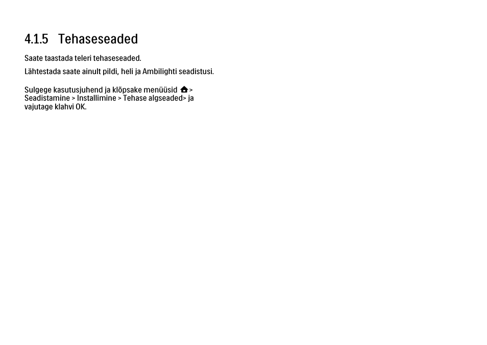 5 tehaseseaded | Philips 40PFL9704H User Manual | Page 156 / 265