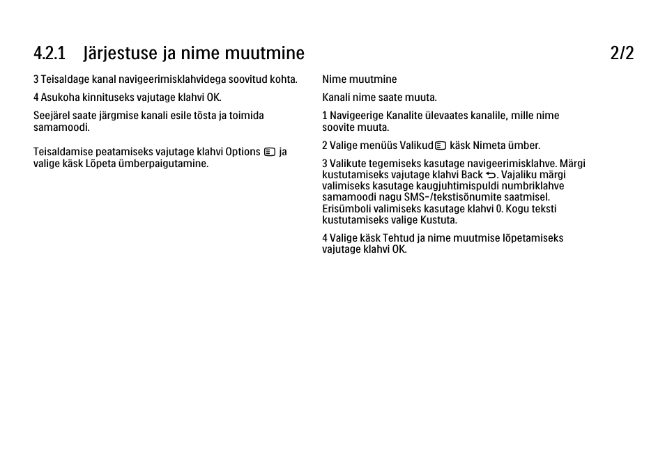 1 järjestuse ja nime muutmine 2/2 | Philips 40PFL9704H User Manual | Page 158 / 265