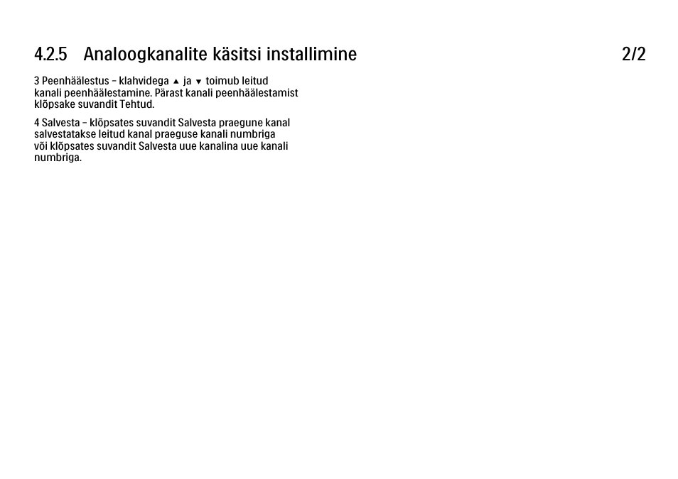 5 analoogkanalite käsitsi installimine 2/2 | Philips 40PFL9704H User Manual | Page 165 / 265