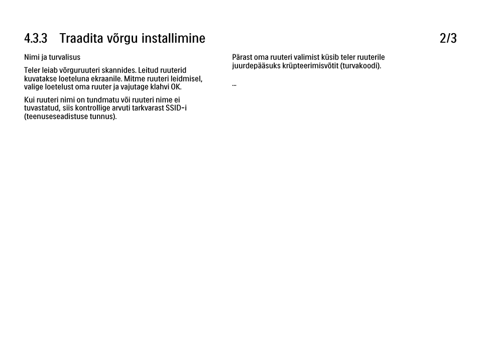 3 traadita võrgu installimine 2/3 | Philips 40PFL9704H User Manual | Page 173 / 265
