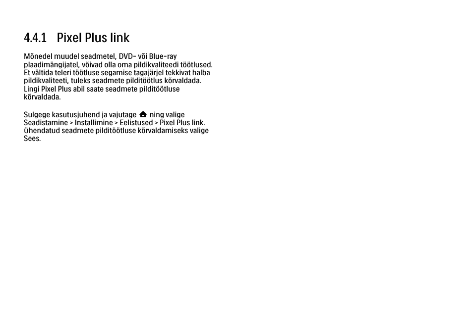 4 muud seadmed, 1 pixel plus link | Philips 40PFL9704H User Manual | Page 185 / 265