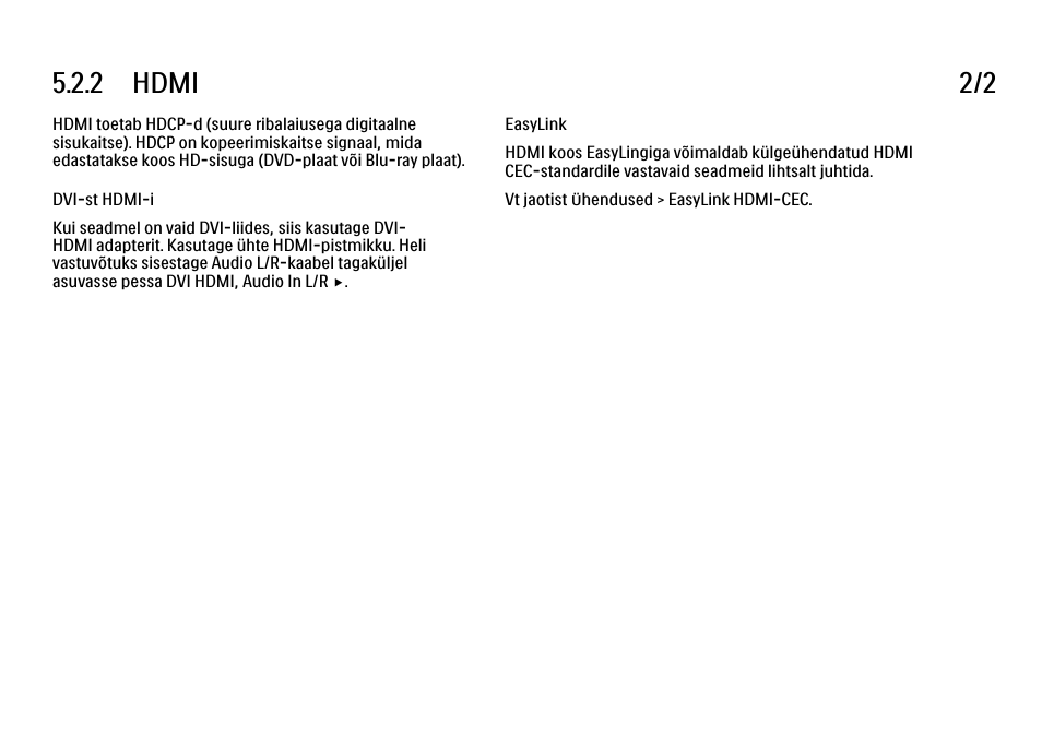 2 hdmi 2/2 | Philips 40PFL9704H User Manual | Page 195 / 265