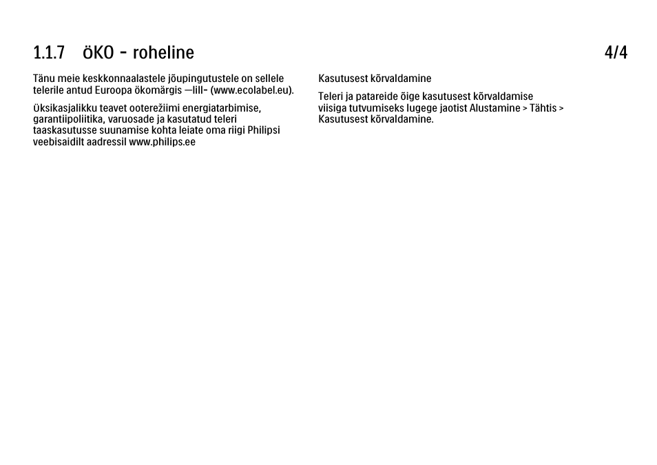 7 öko - roheline 4/4 | Philips 40PFL9704H User Manual | Page 20 / 265