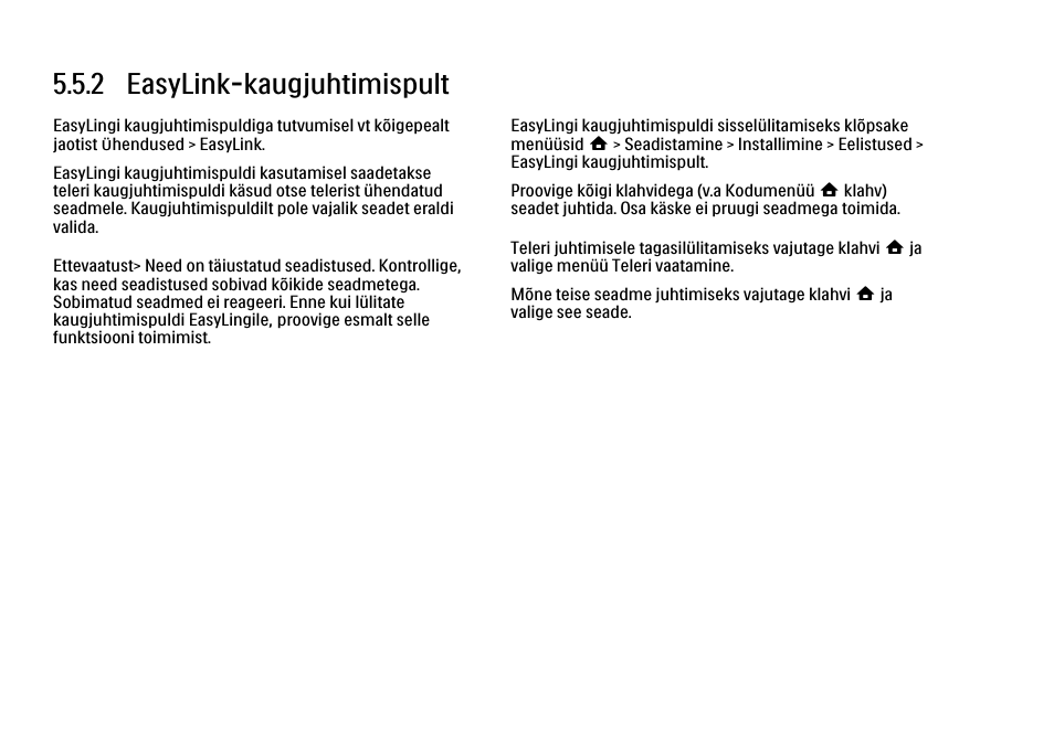 2 easylink-kaugjuhtimispult | Philips 40PFL9704H User Manual | Page 234 / 265