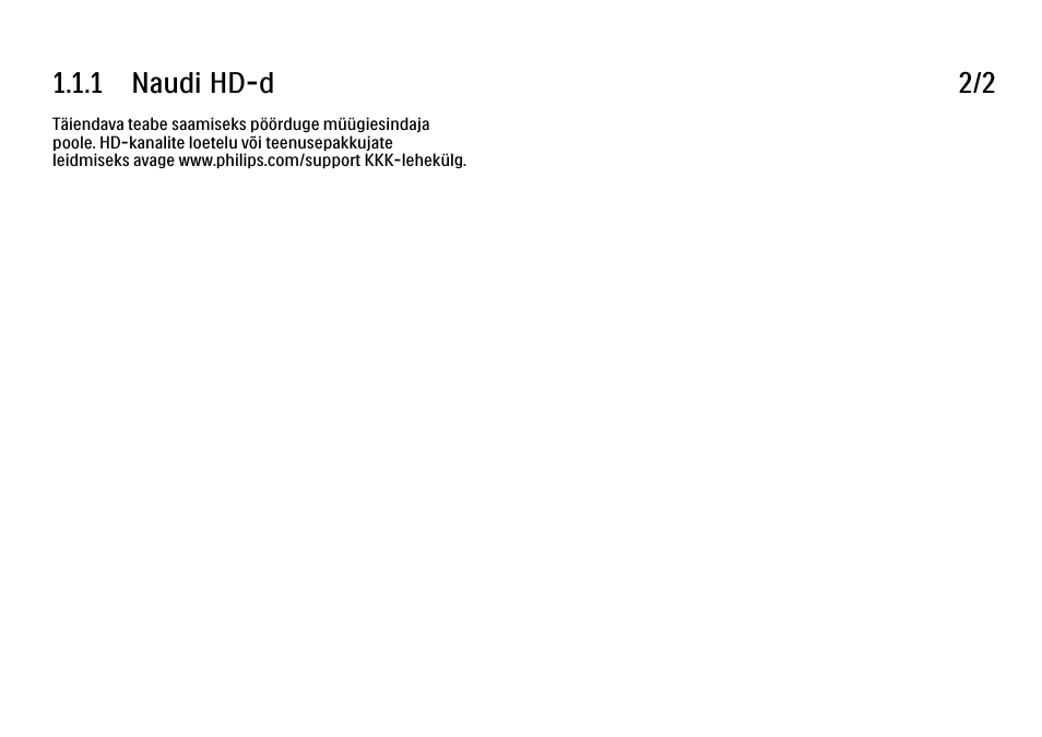 1 naudi hd-d 2/2 | Philips 40PFL9704H User Manual | Page 4 / 265