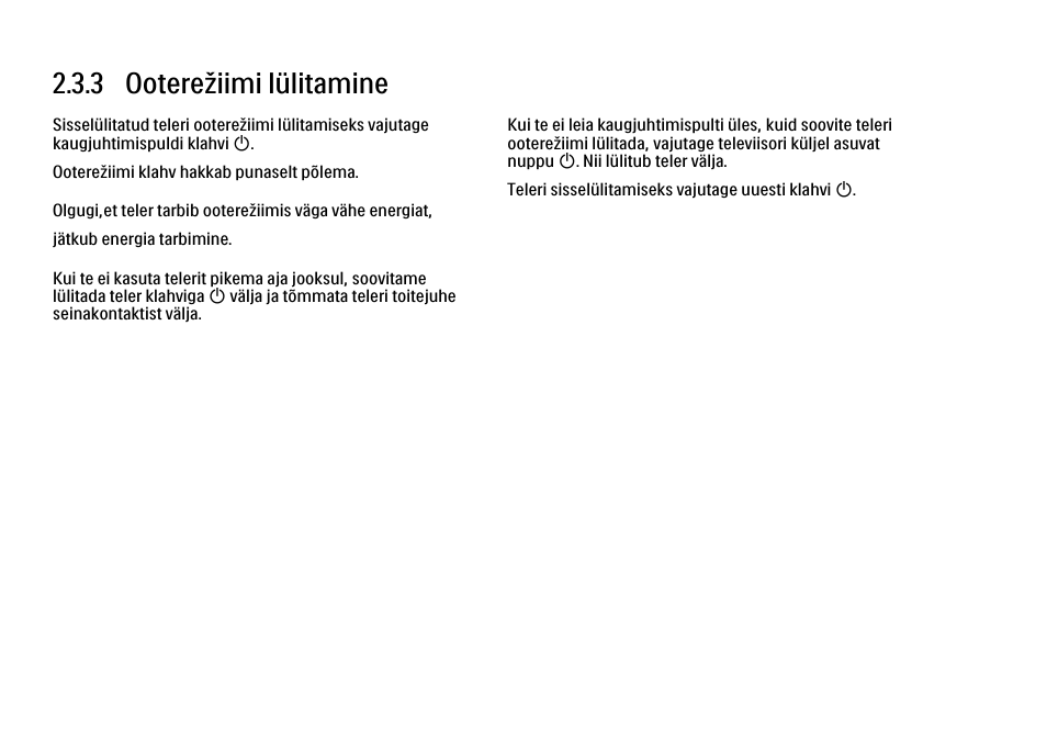 3 ooterežiimi lülitamine | Philips 40PFL9704H User Manual | Page 90 / 265