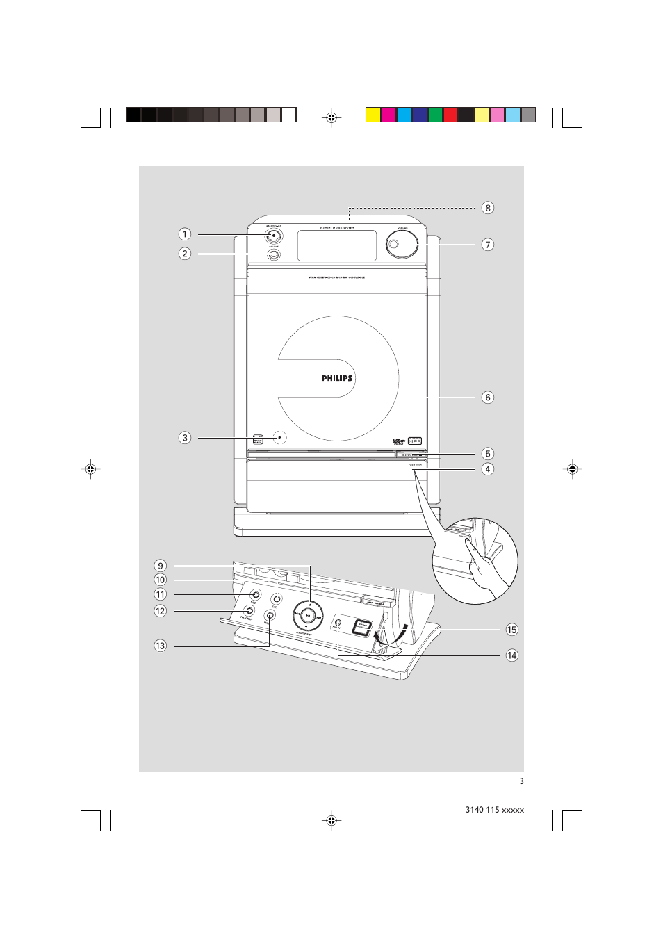 Philips MCM275 User Manual | Page 3 / 28