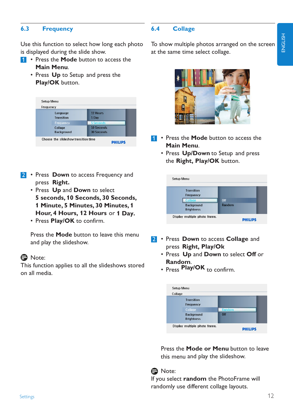 Frequency | Philips SPF1007/10 User Manual | Page 13 / 23