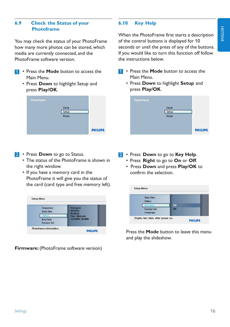Check.the.status.of.your....photofr | Philips SPF1007/10 User Manual | Page 17 / 23