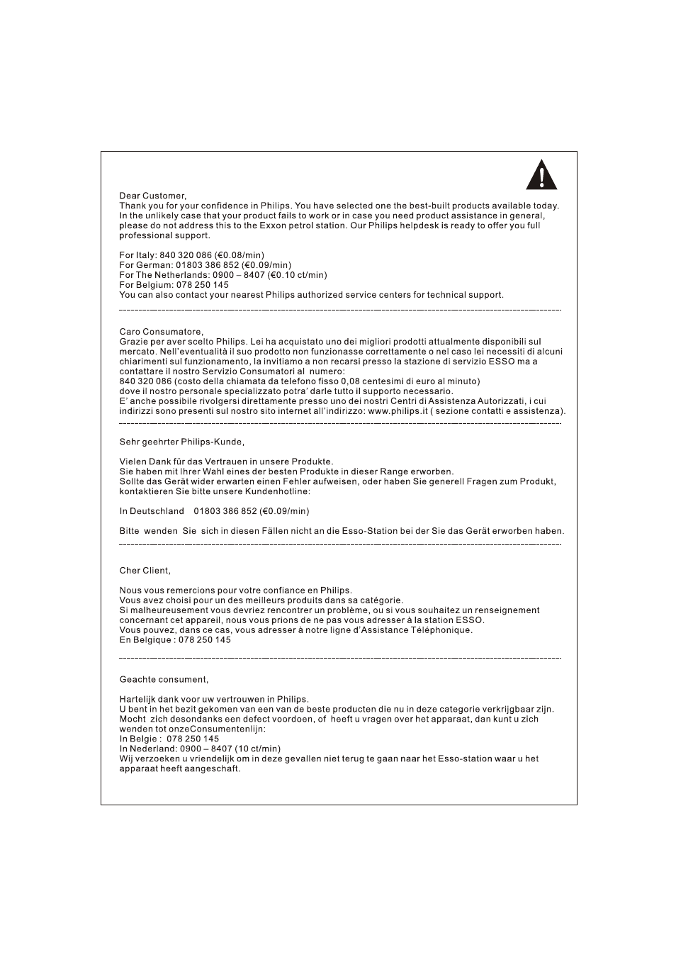 Philips SPF1007/10 User Manual | Page 22 / 23