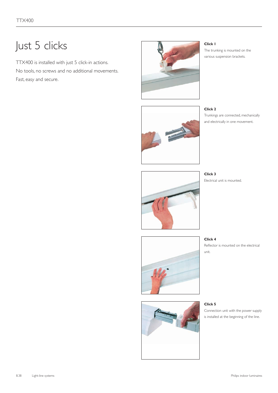 Just 5 clicks | Philips TTX400 User Manual | Page 39 / 68