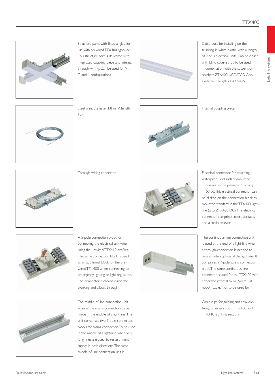 Ttx400 | Philips TTX400 User Manual | Page 62 / 68