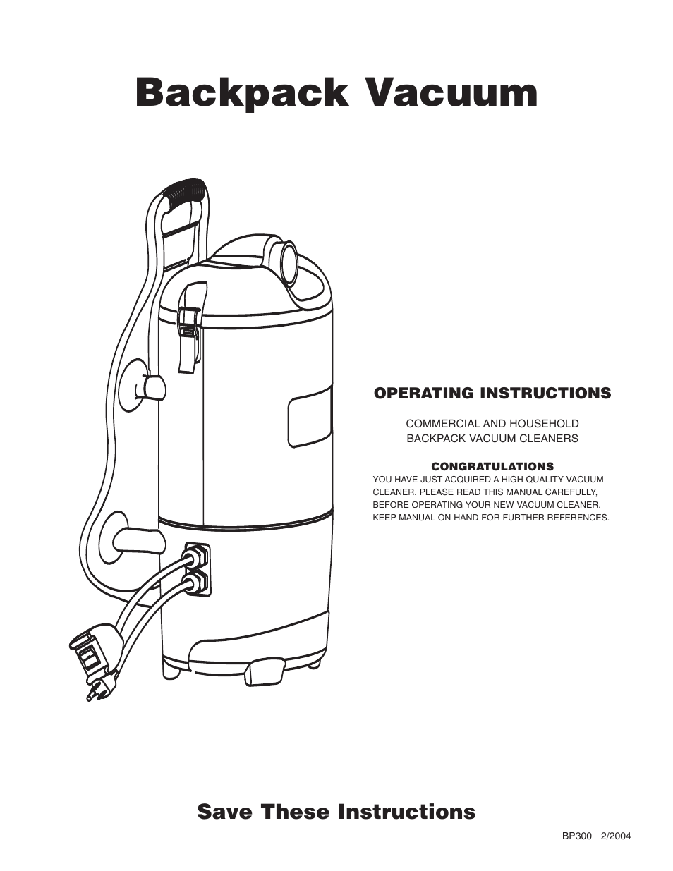 Philips BP300 User Manual | 4 pages