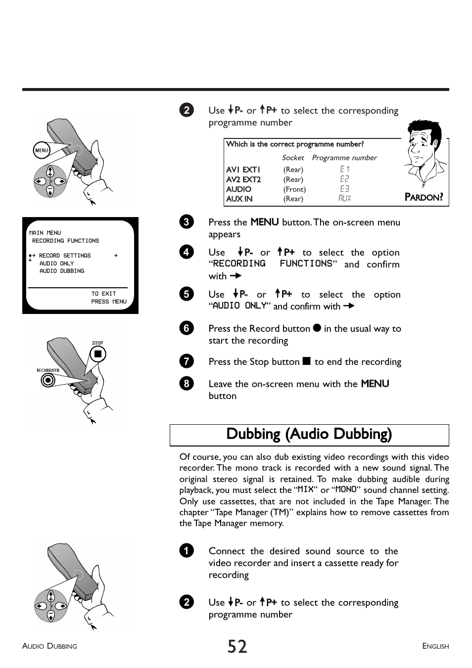 Philips VR 766/07 User Manual | Page 52 / 64