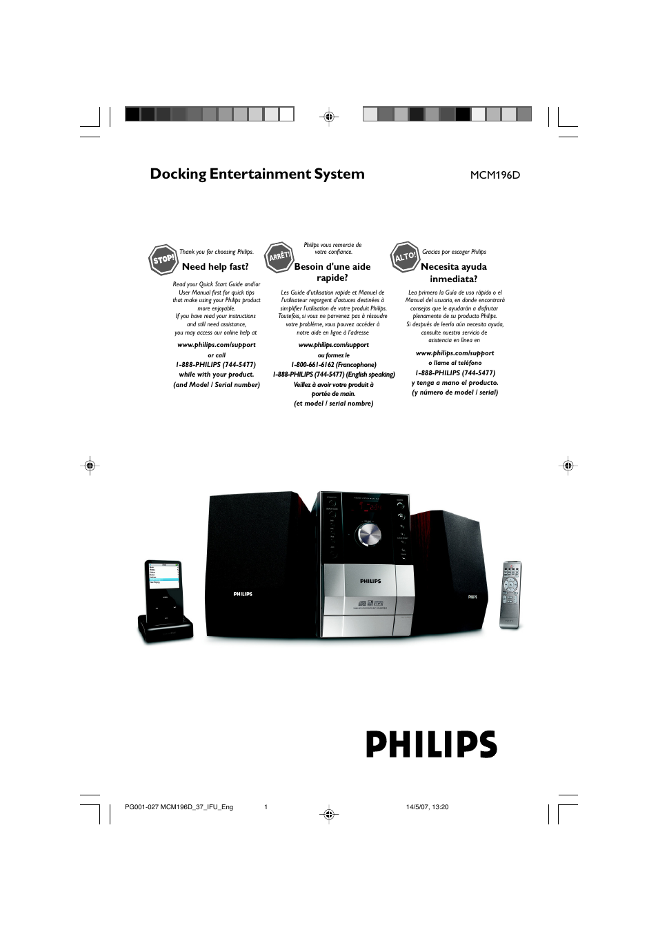 Philips MCM196D/37B User Manual | 29 pages