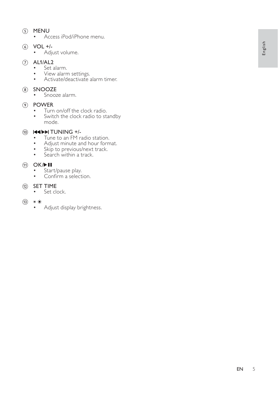 Philips AJ7040D User Manual | Page 11 / 19