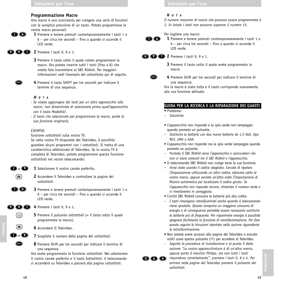 Philips RU640/00 User Manual | Page 25 / 31