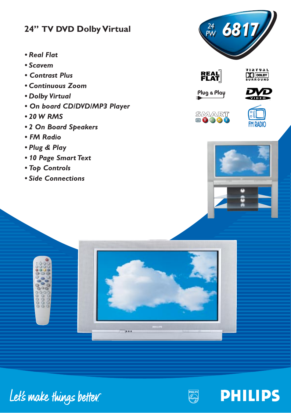 Philips 24 PW 6817 User Manual | 2 pages