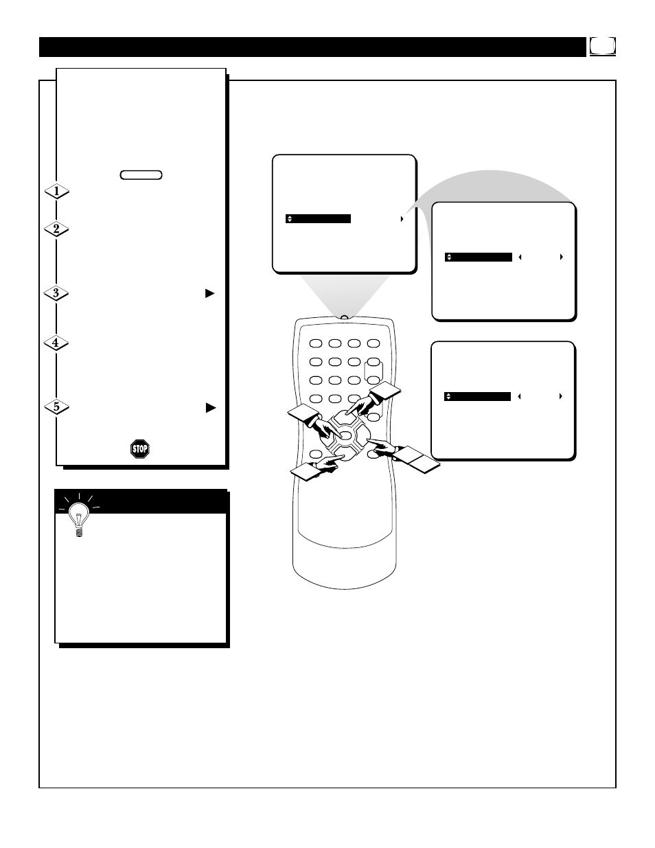 Etting the, Able, Uning | Ontrol | Philips MAGNAVOX PS1947C1 User Manual | Page 11 / 32