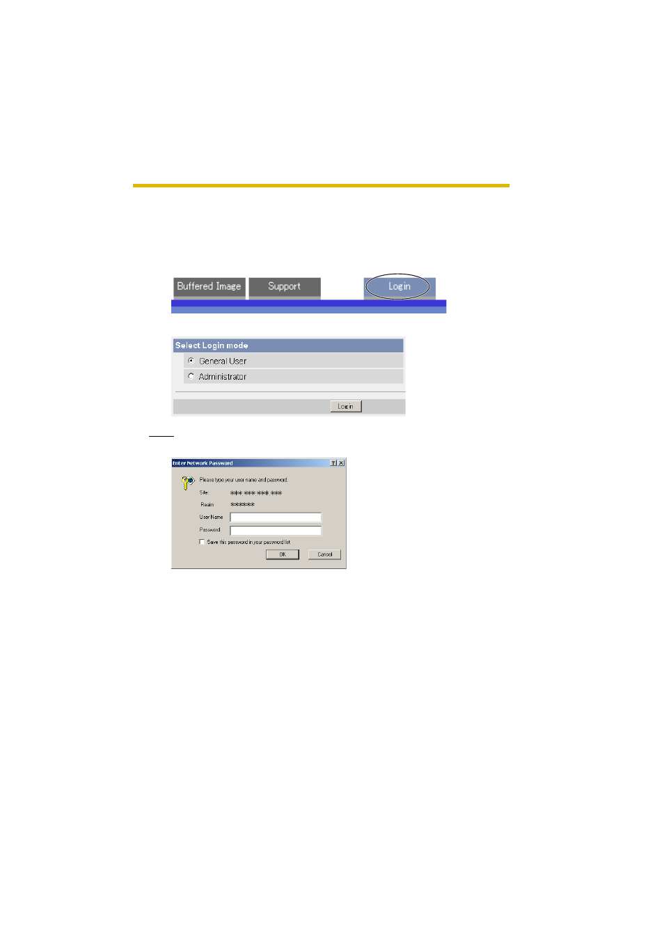 8 logging in to the camera, Ge 45) | Philips BL-C10 User Manual | Page 45 / 110