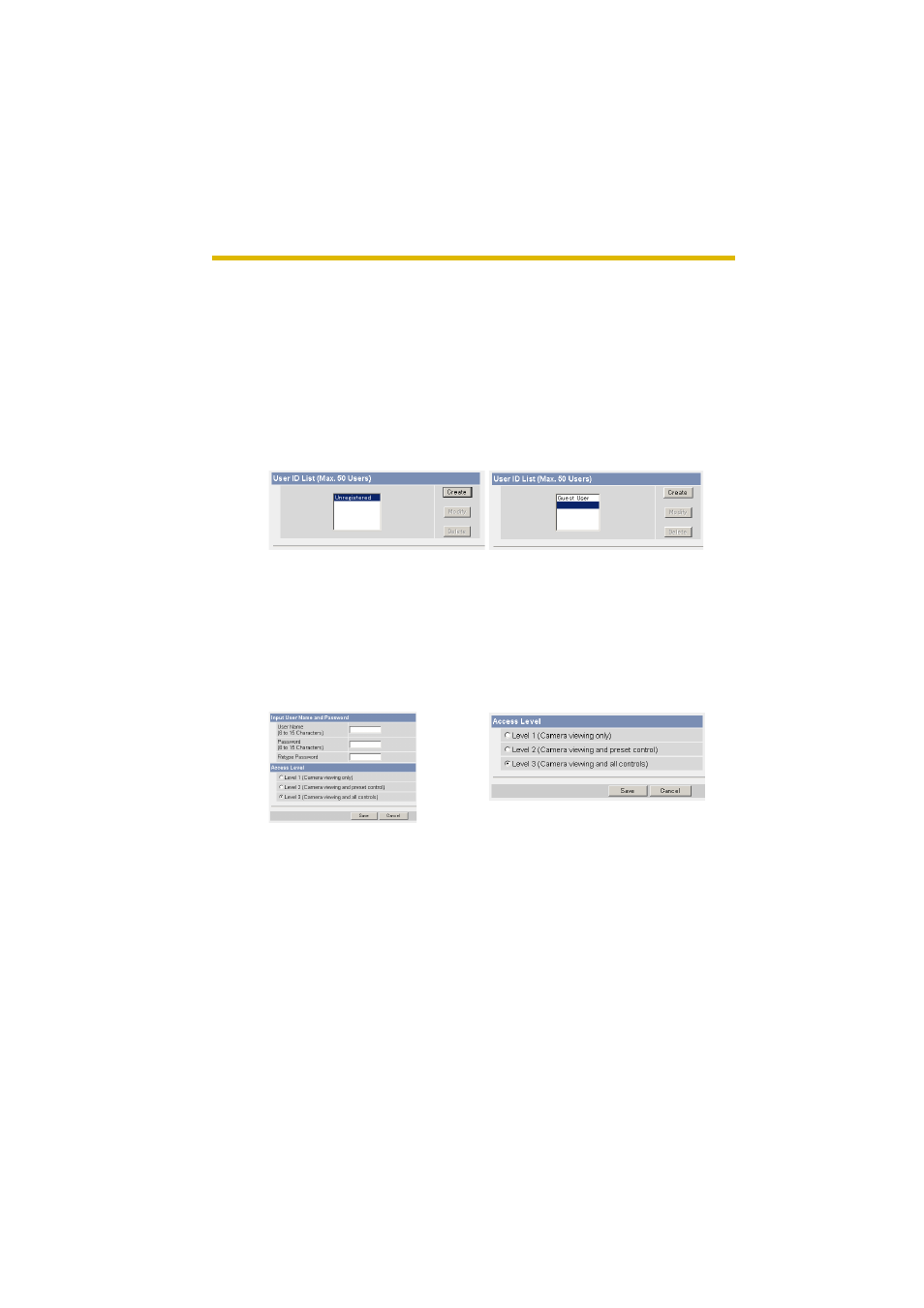 9 creating, modifying or deleting general users | Philips BL-C10 User Manual | Page 46 / 110