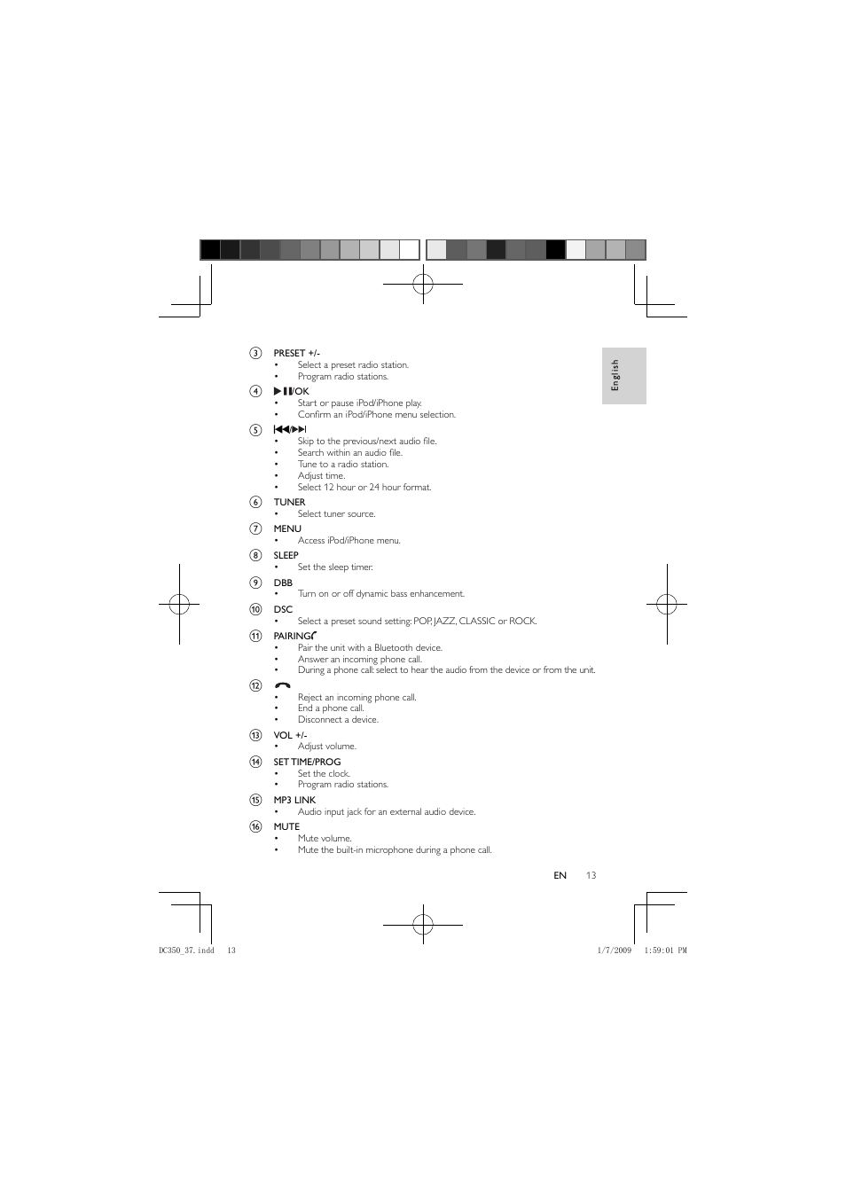 Philips DC350/37 User Manual | Page 12 / 28