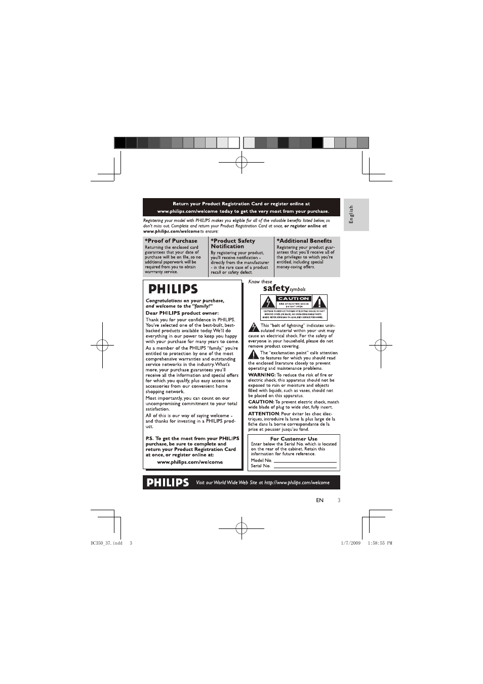 Philips DC350/37 User Manual | Page 2 / 28