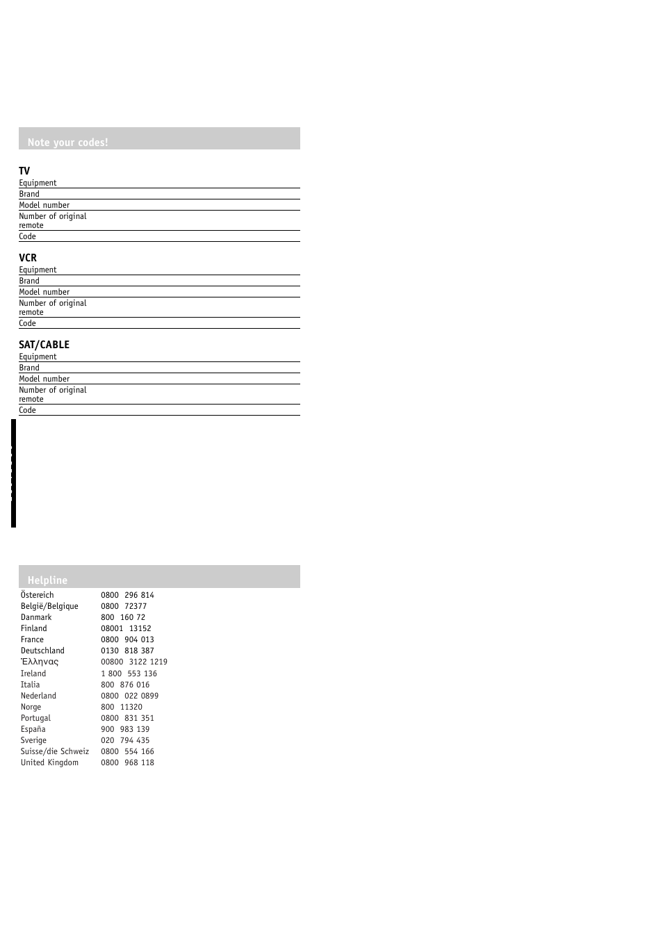 Philips RU630/00 User Manual | Page 38 / 38