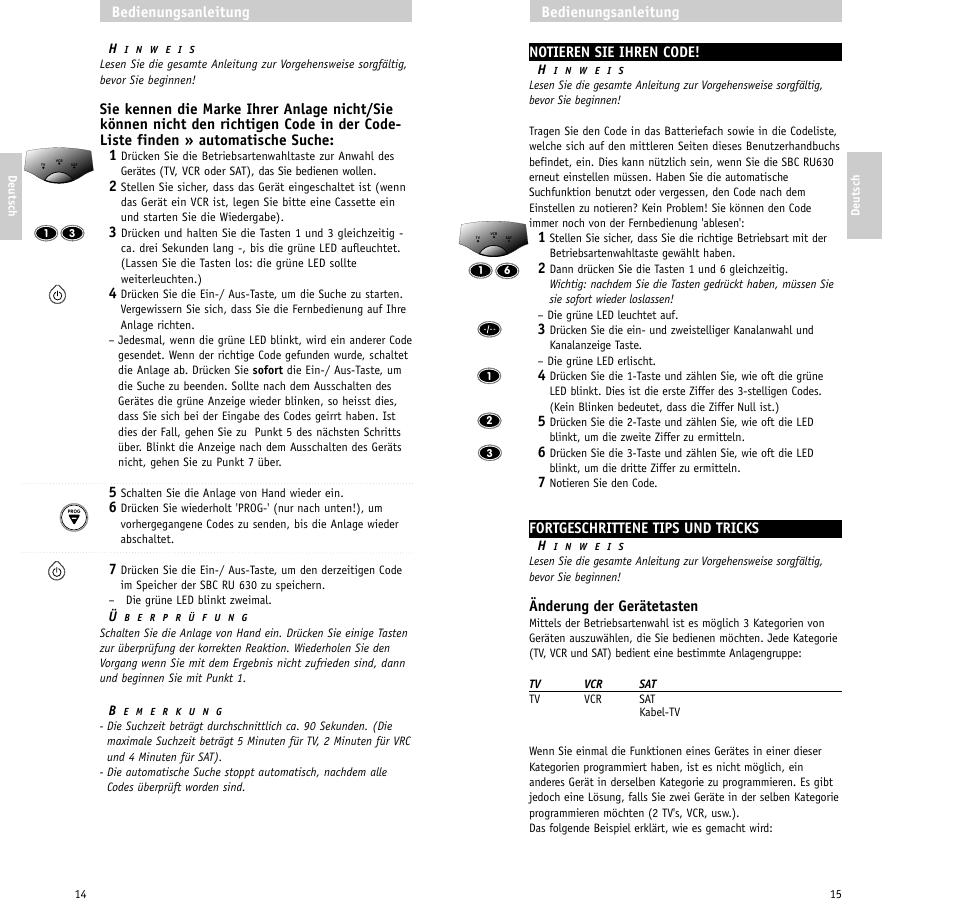 Philips RU630/00 User Manual | Page 8 / 38