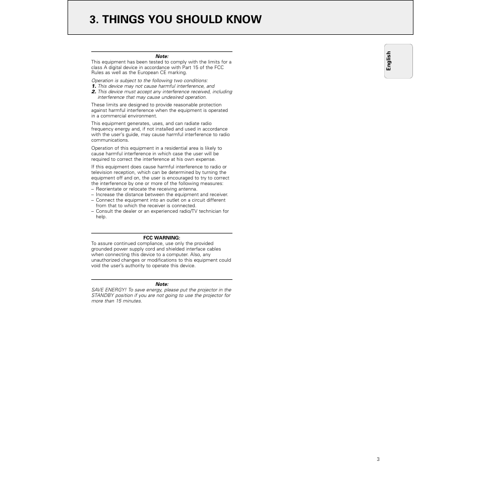 Things you should know | Philips PXG10 User Manual | Page 5 / 30