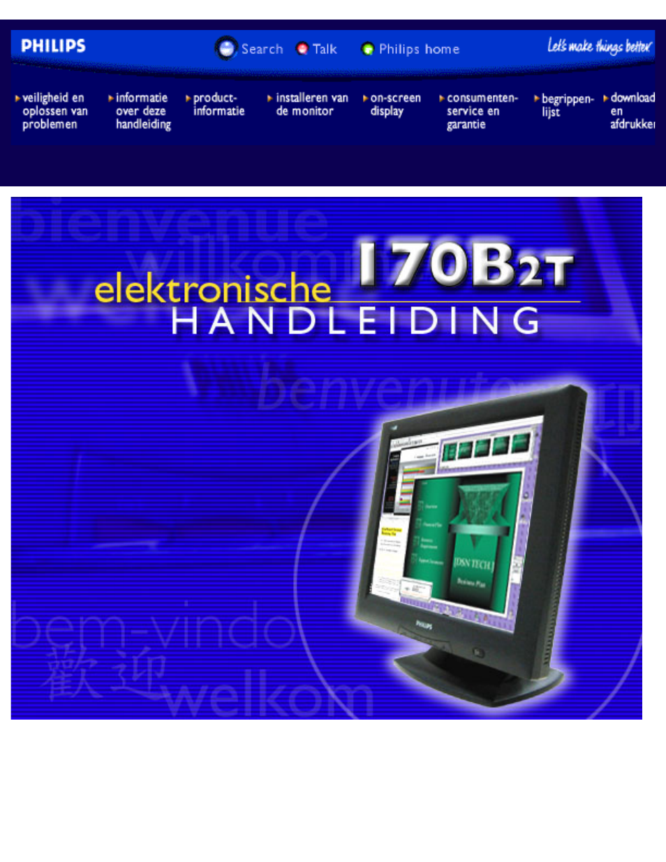 Philips 170B2T User Manual | 85 pages