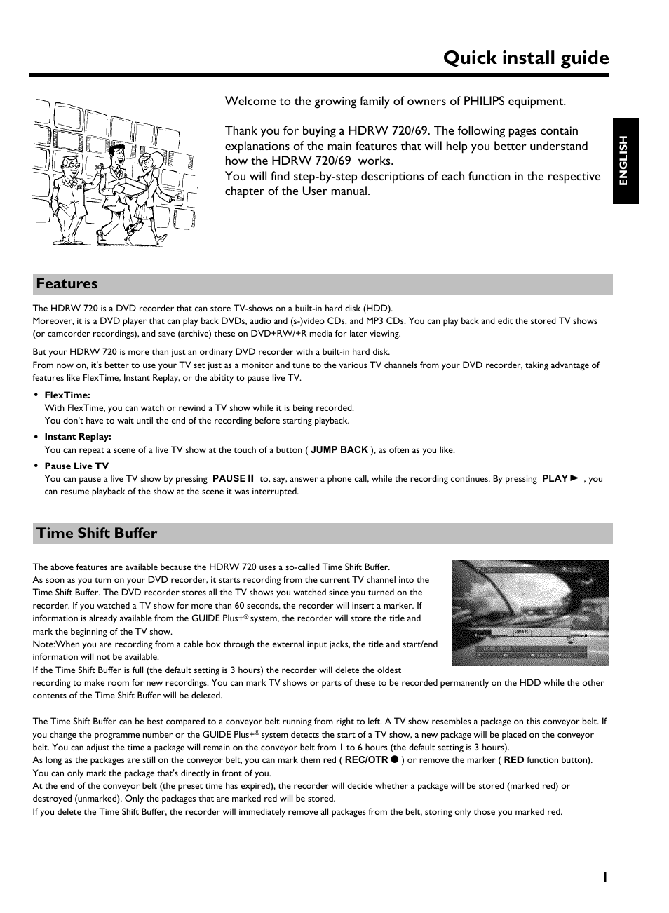 Philips HDRW720/69 User Manual | 16 pages