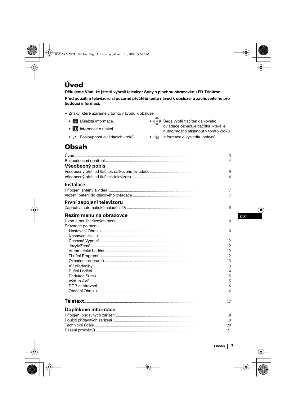 Sony KV-29CL10K User Manual | Page 43 / 122