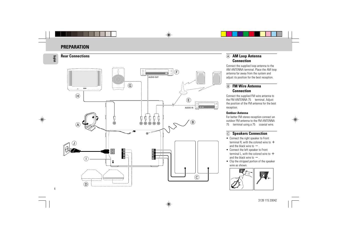 Ab c, Preparation | Philips FW-V55 User Manual | Page 6 / 28