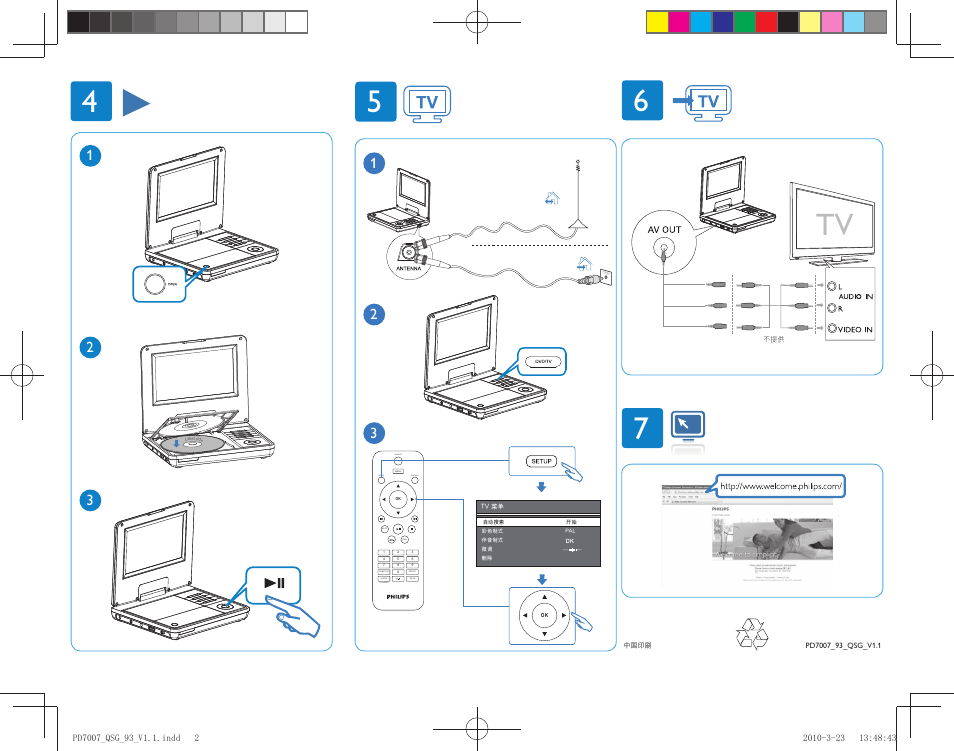 Display | Philips PD7007/93 User Manual | Page 2 / 2