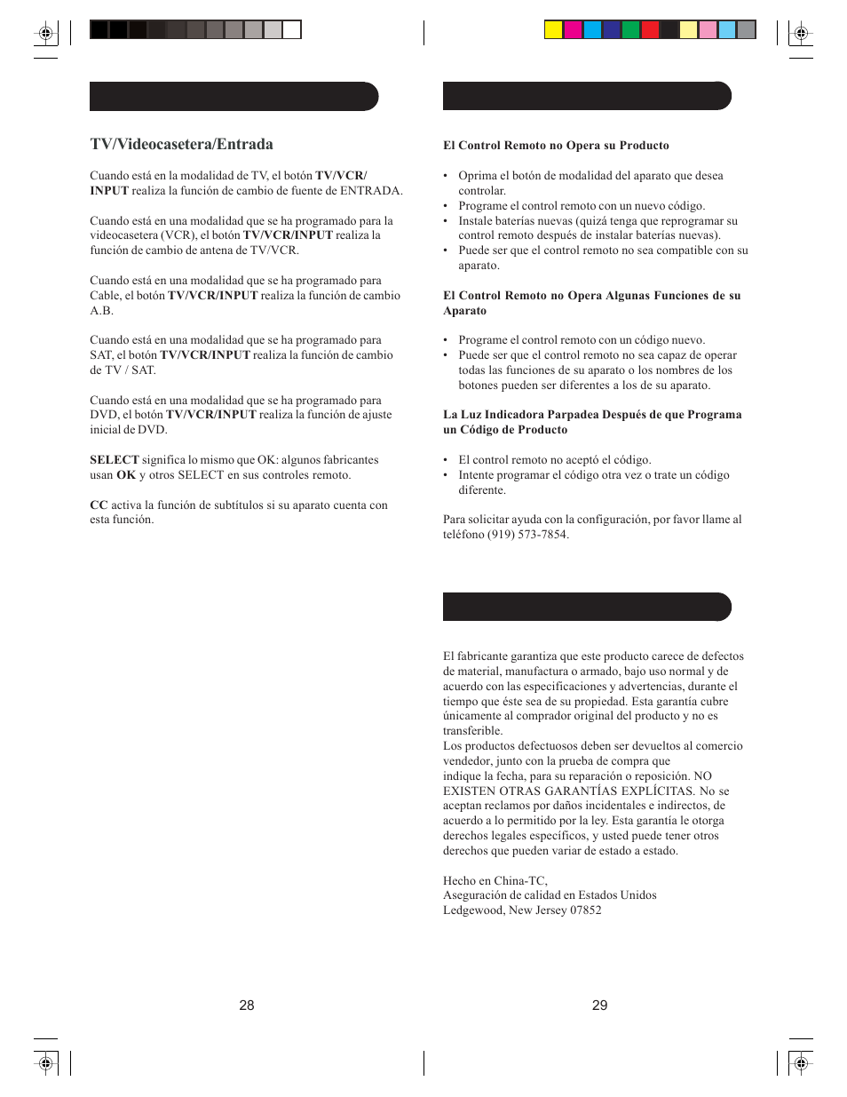 Tv/videocasetera/entrada, Preparación, cont | Philips PM-4S 4 User Manual | Page 15 / 23