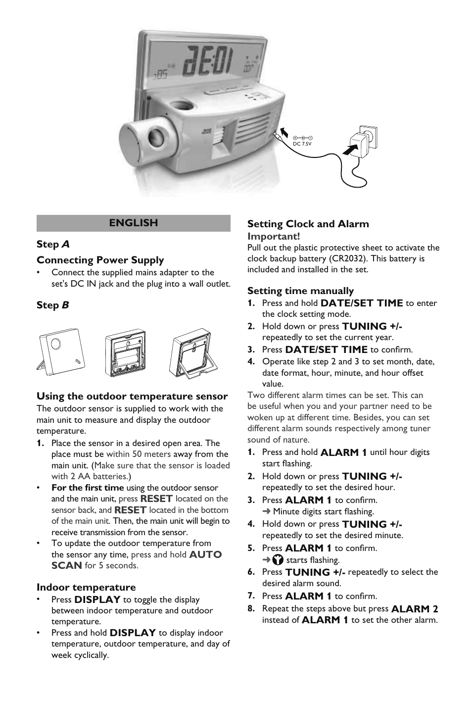 Philips AJ3650 User Manual | Page 2 / 3