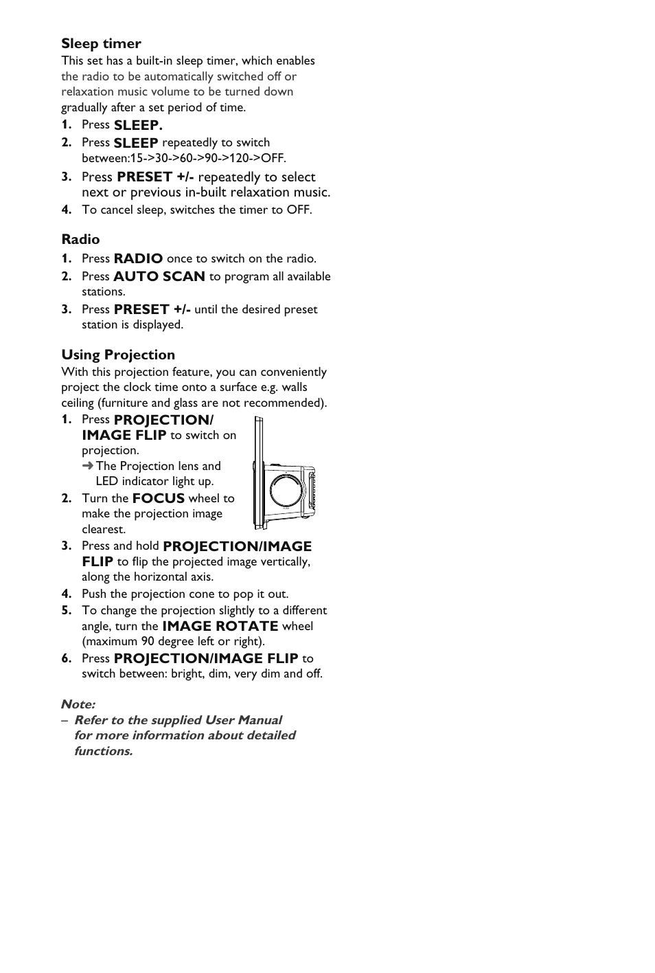 Philips AJ3650 User Manual | Page 3 / 3