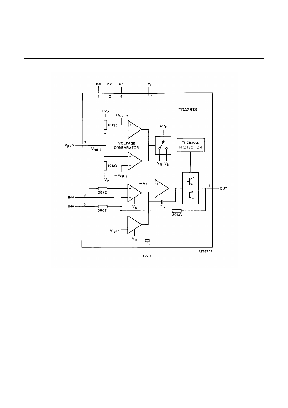 Pinning | Philips TDA2613 User Manual | Page 3 / 11