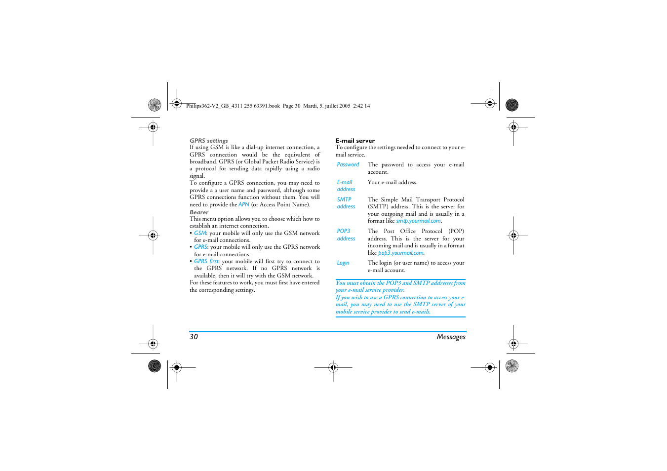 Philips E-GSM 1800 User Manual | Page 36 / 77