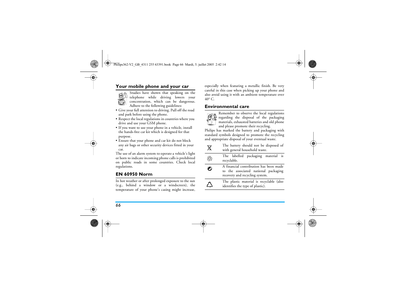 Philips E-GSM 1800 User Manual | Page 73 / 77