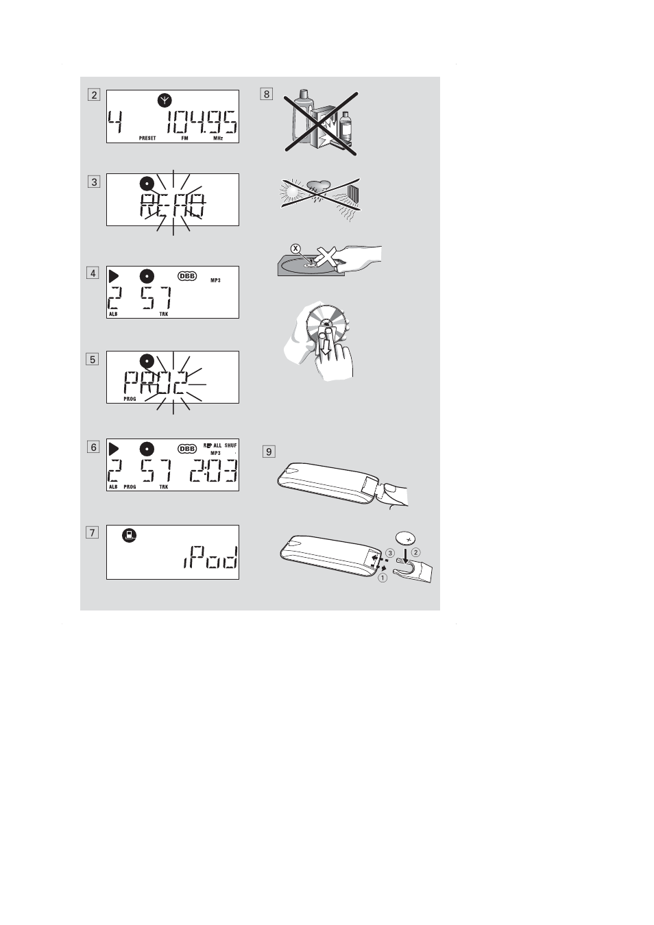 Philips AZ1330 User Manual | Page 6 / 15