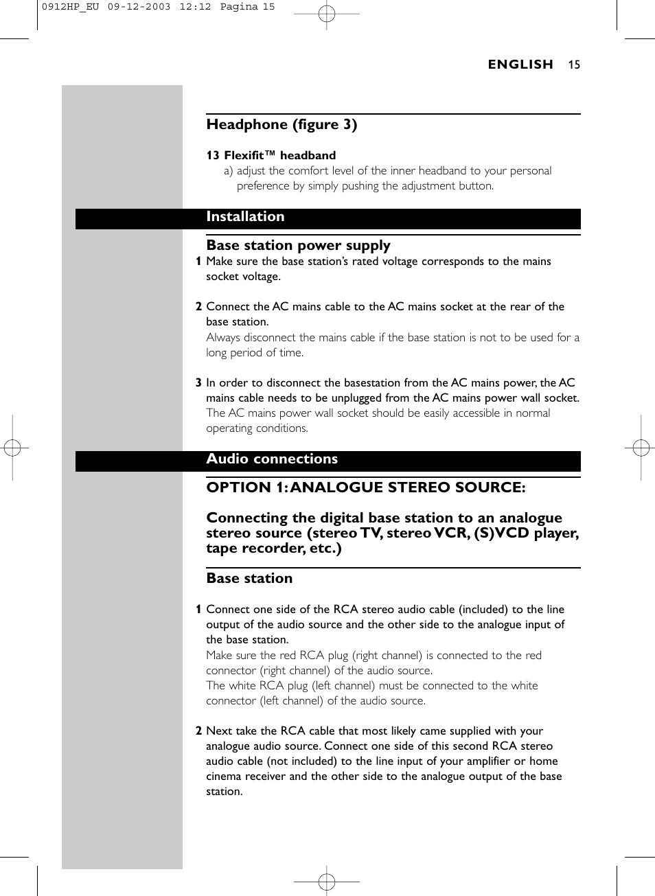 Philips HP1500 User Manual | Page 15 / 30