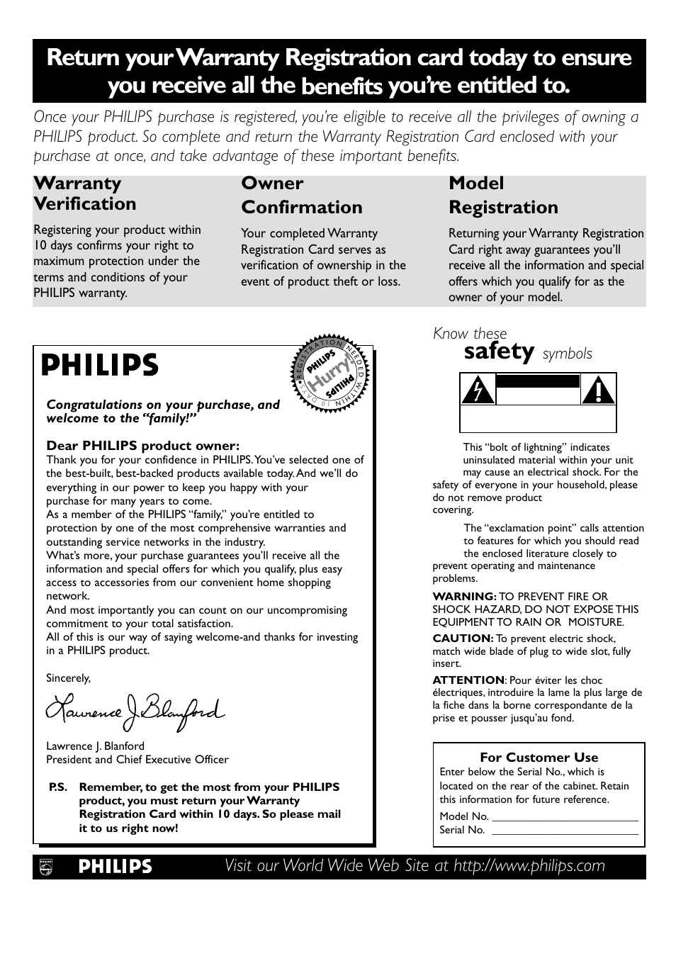 Philips CRT TV User Manual | 36 pages