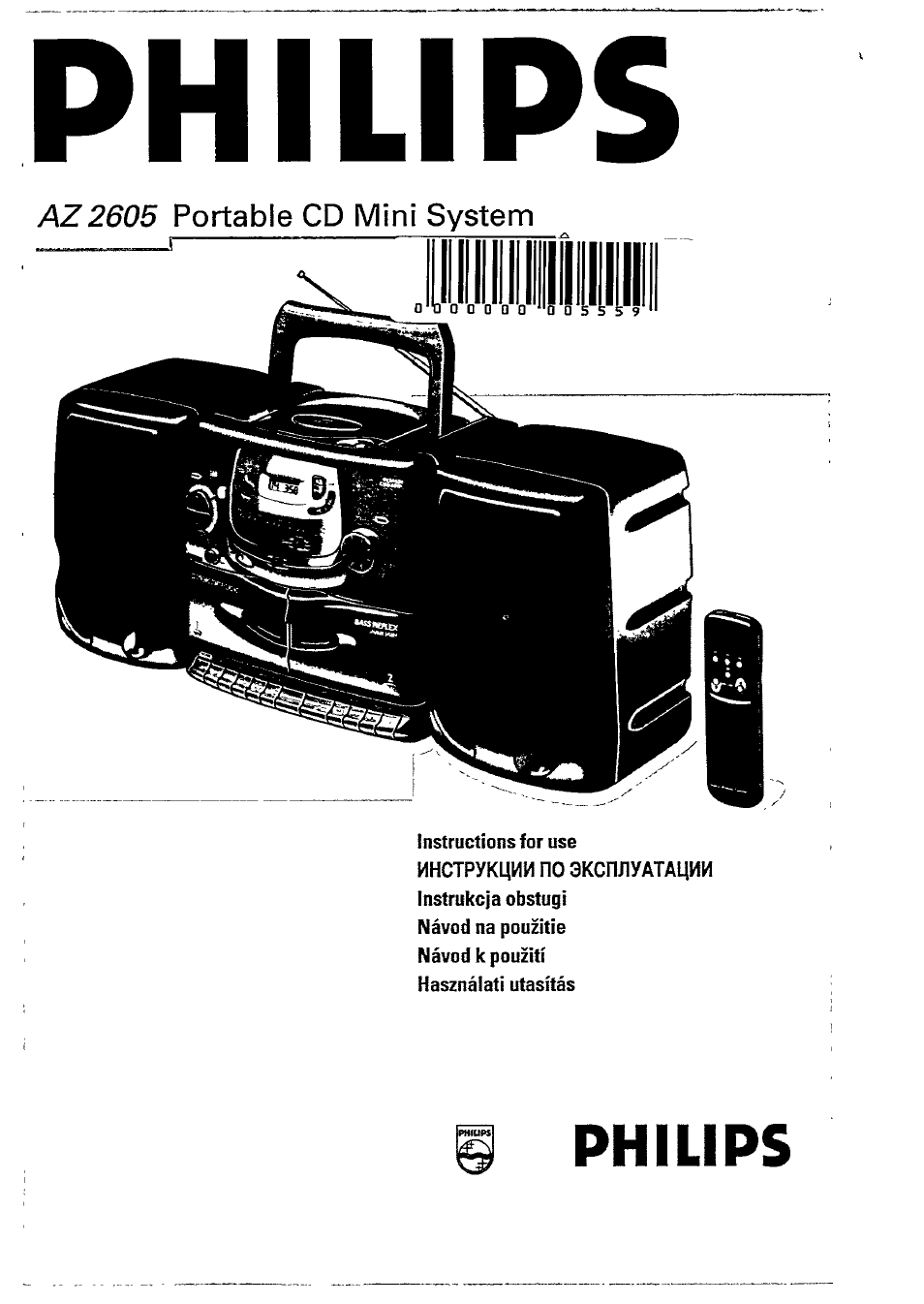 Philips AZ2605 User Manual | 20 pages